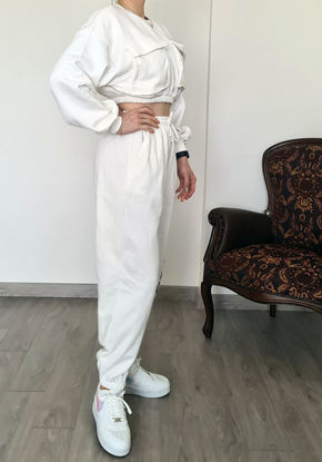 Zara Beyaz Eşofman Takımı resmi